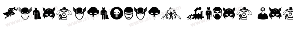 International Super Hero Out字体转换